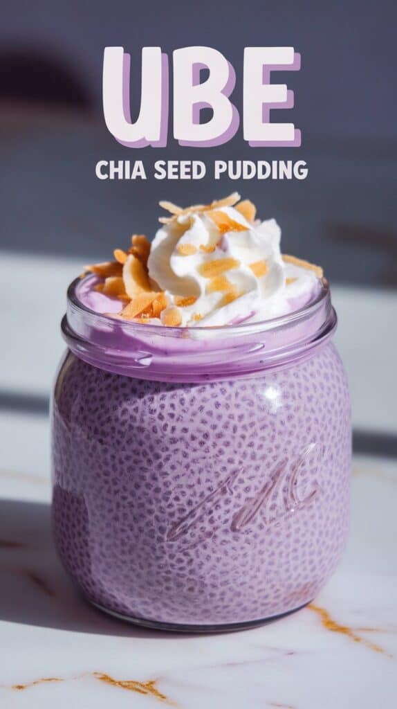 Ube Chia Seed Pudding