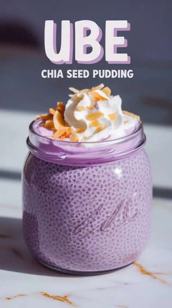 Ube Chia Seed Pudding