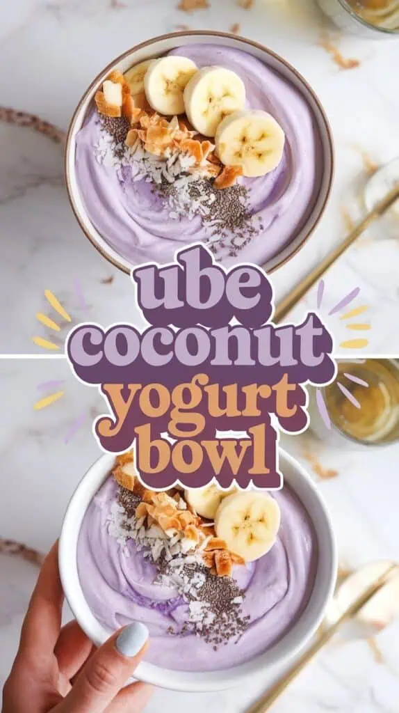 Ube Coconut Yogurt Bowl