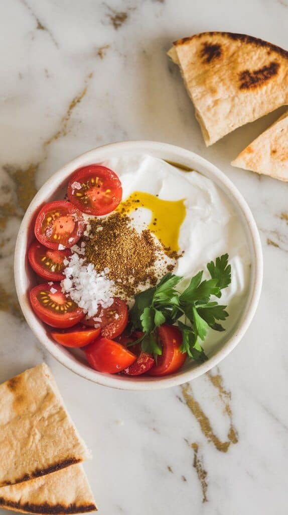 Za’atar Tomato Yogurt Bowl 