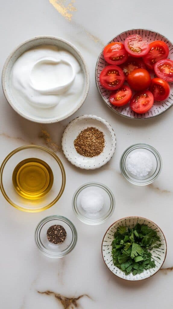Za’atar Tomato Yogurt Bowl