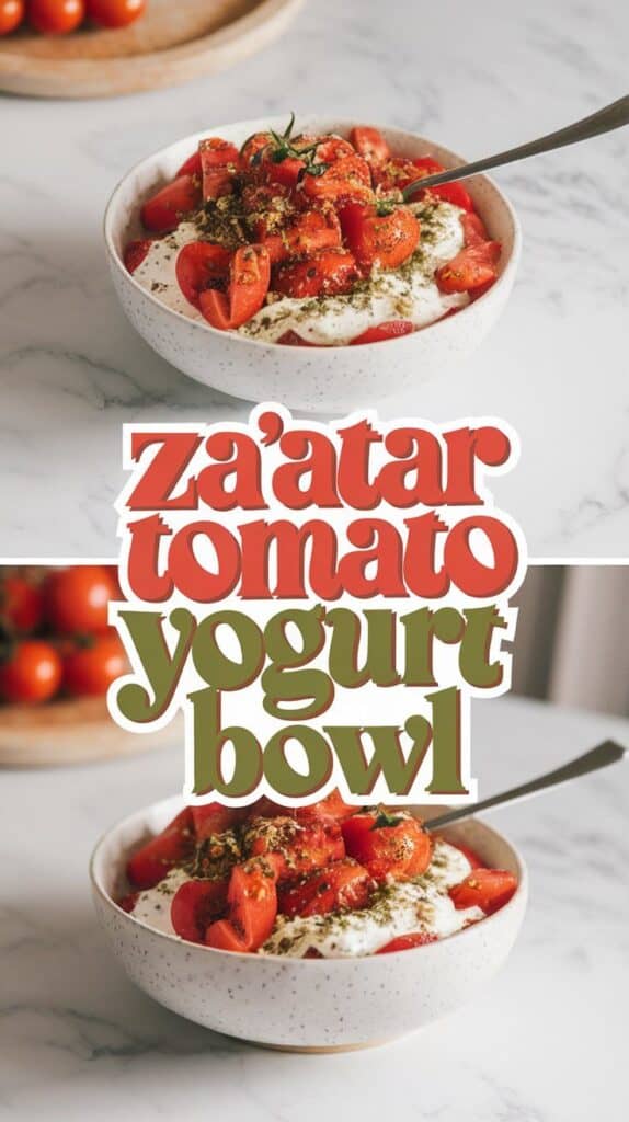 Za’atar Tomato Yogurt Bowl 