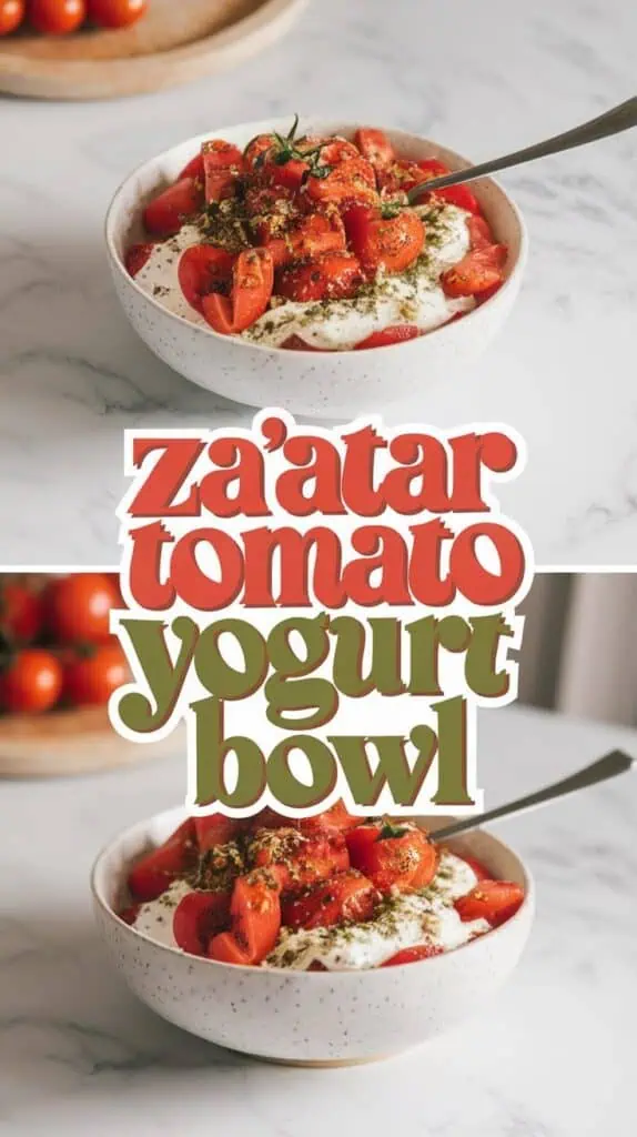 Za’atar Tomato Yogurt Bowl 