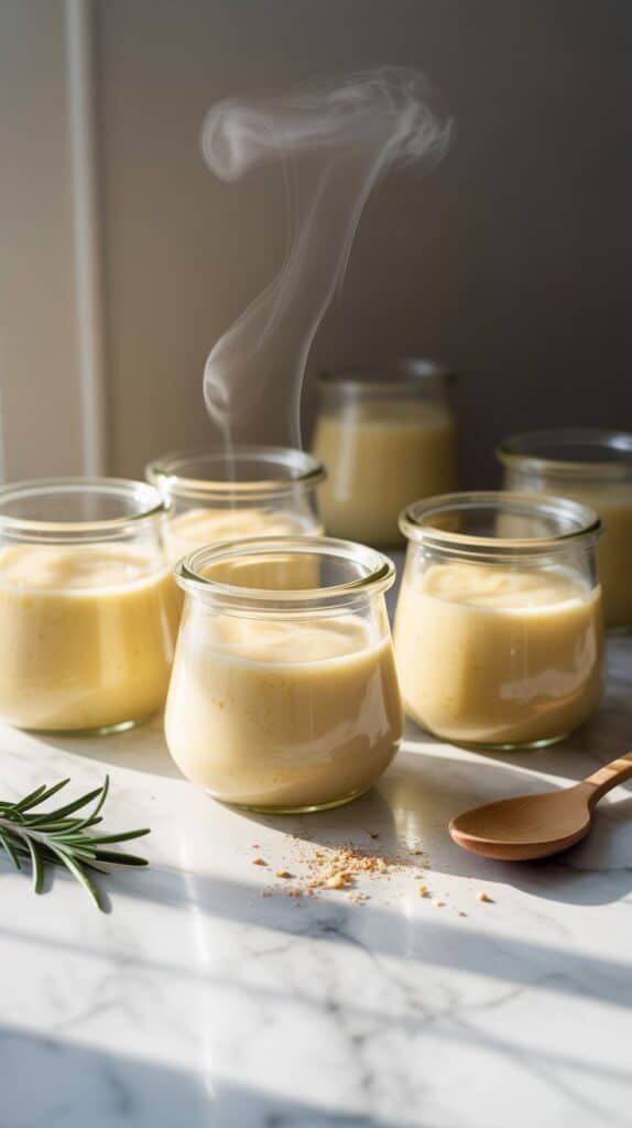 Rhubarb Coconut Panna Cotta