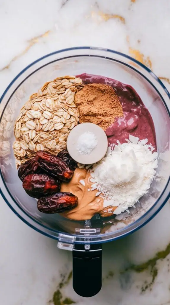 Ube Protein Balls with Rolled Oats