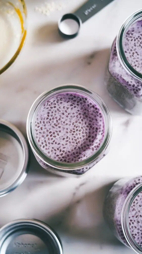 Ube Chia Seed Pudding