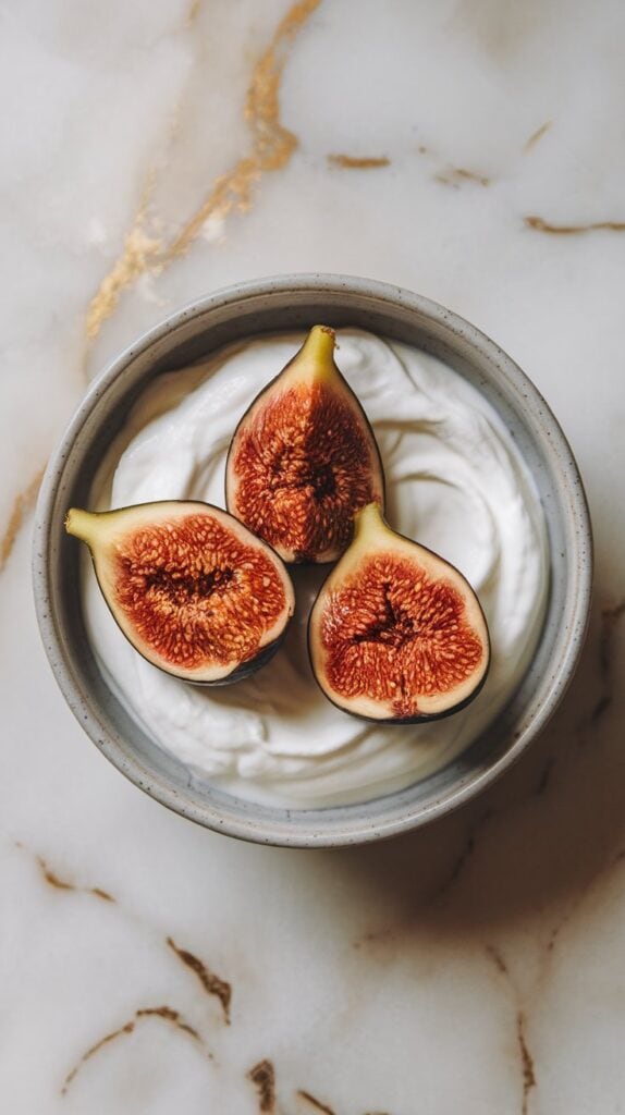 Fig Blue Cheese Yogurt Bowl