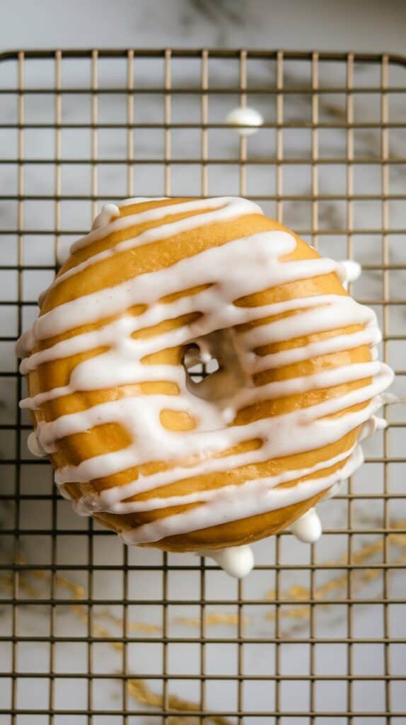 Baked Cottage Cheese Donuts with Glaze