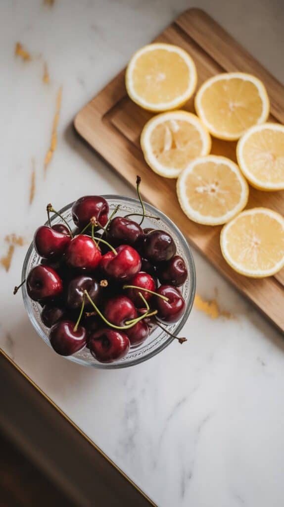 Cherry Lemon Sparkling Sangria