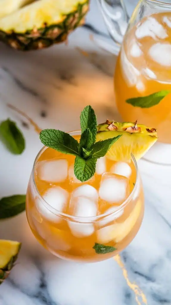 Tropical Pineapple Coconut Sangria