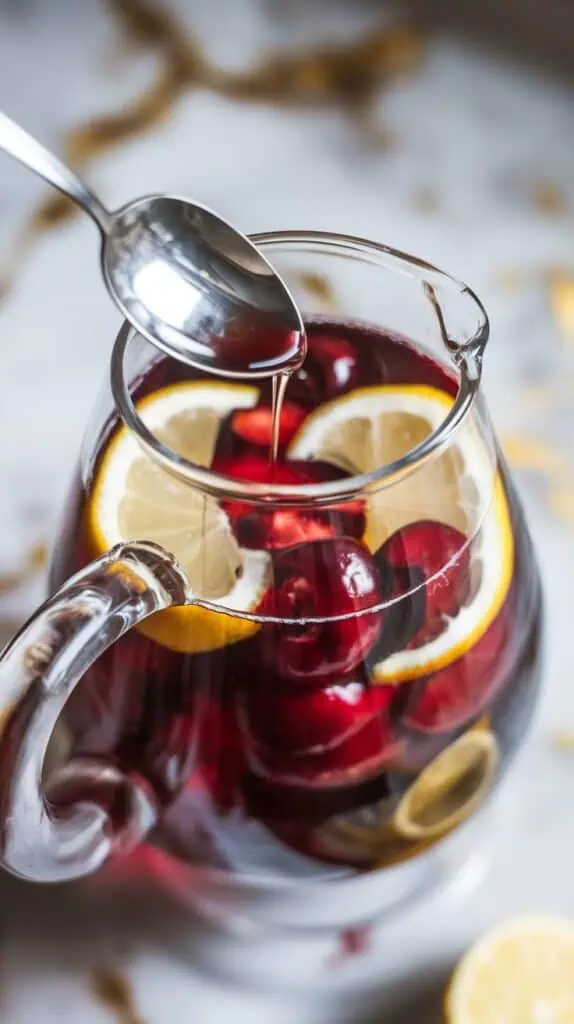 Cherry Lemon Sparkling Sangria