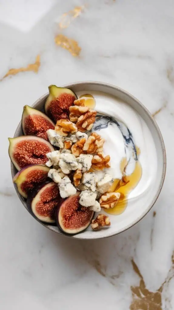 Fig Blue Cheese Yogurt Bowl