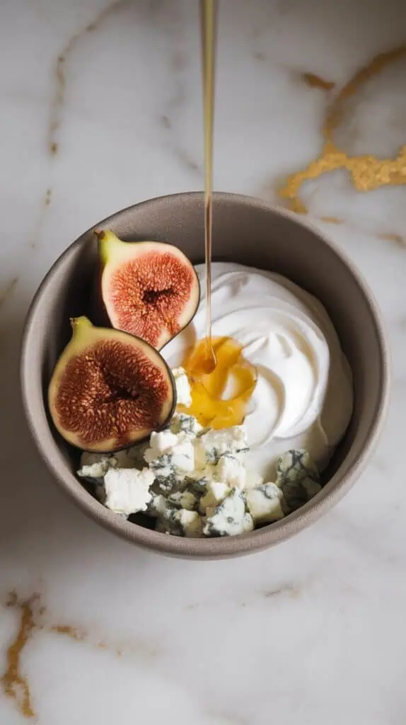 Fig Blue Cheese Yogurt Bowl