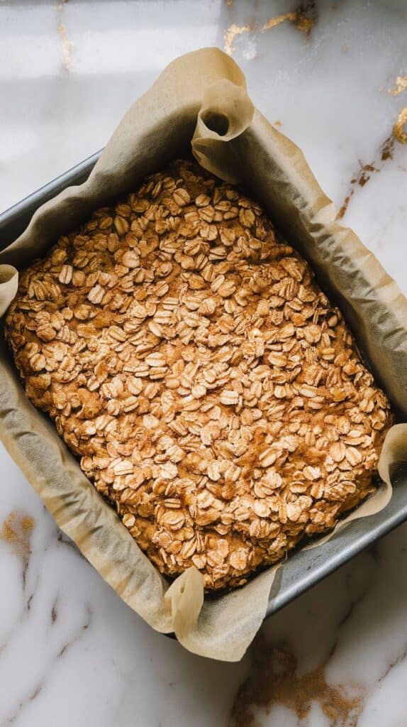 Rhubarb Oatmeal Cookie Bars