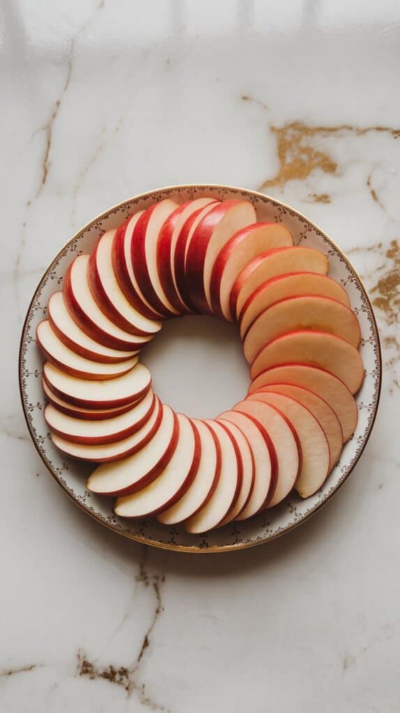 Cottage Cheese Cinnamon Apple Nachos