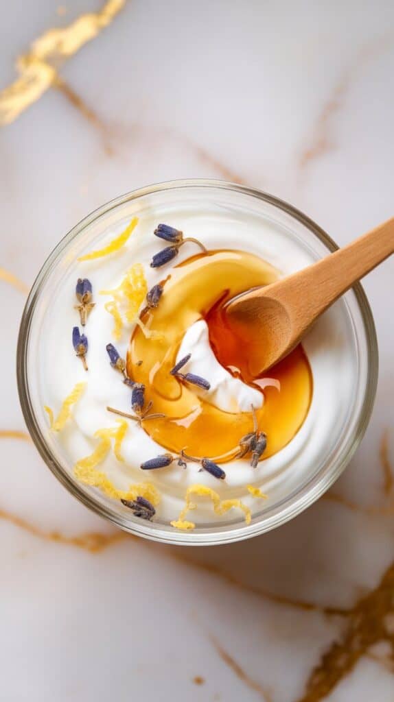 Lavender Lemon Yogurt Bowl