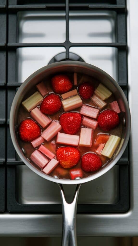 Strawberry Rhubarb Shortcake