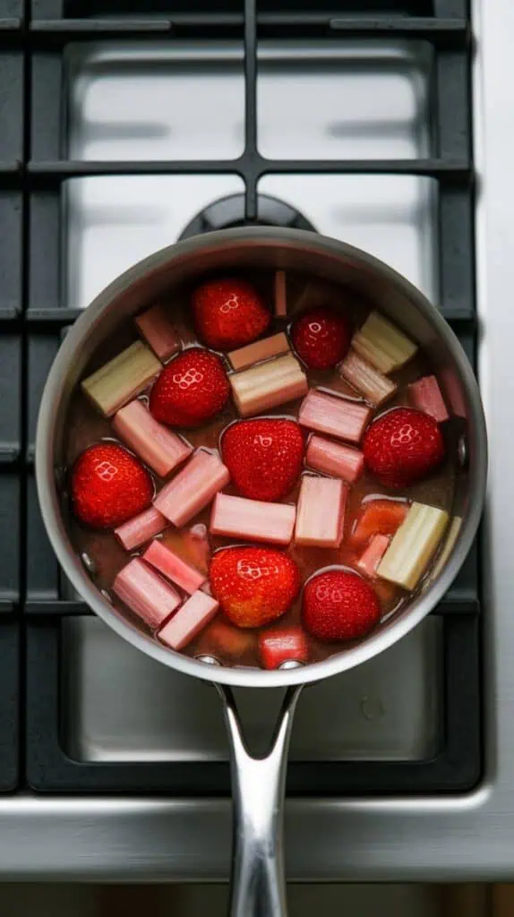 Strawberry Rhubarb Shortcake