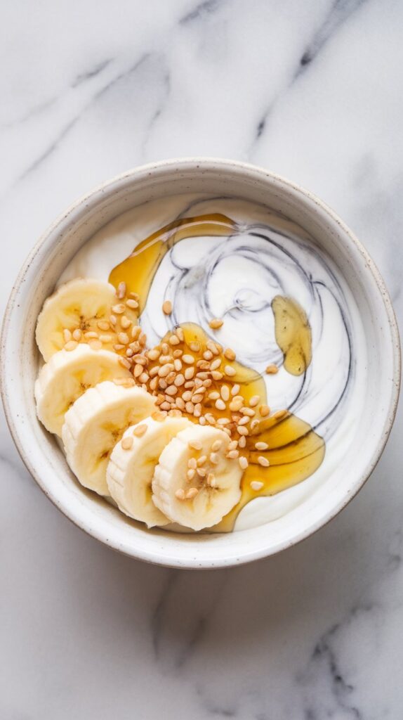 Black Sesame Yogurt Bowl