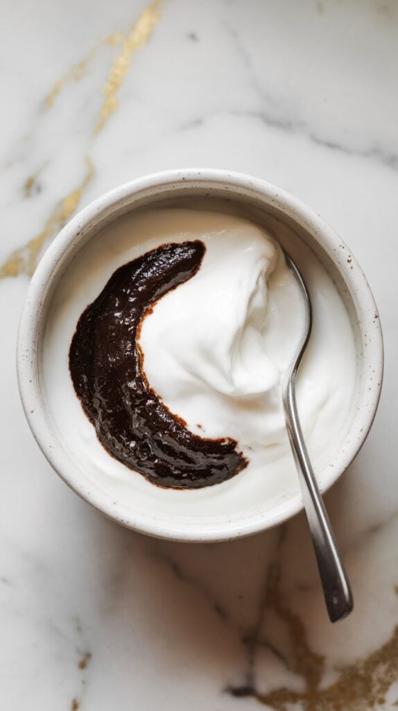 Black Sesame Yogurt Bowl