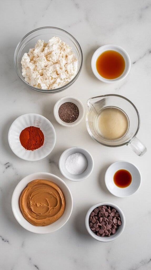 Cottage Cheese Chia Fudge Bars