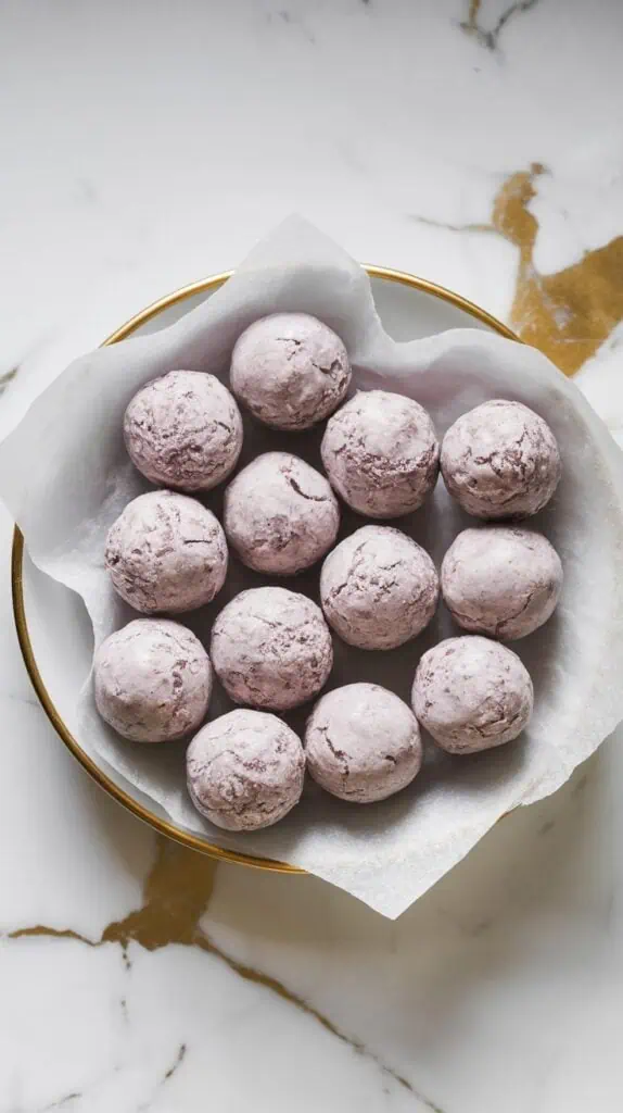 Ube Protein Balls with Rolled Oats