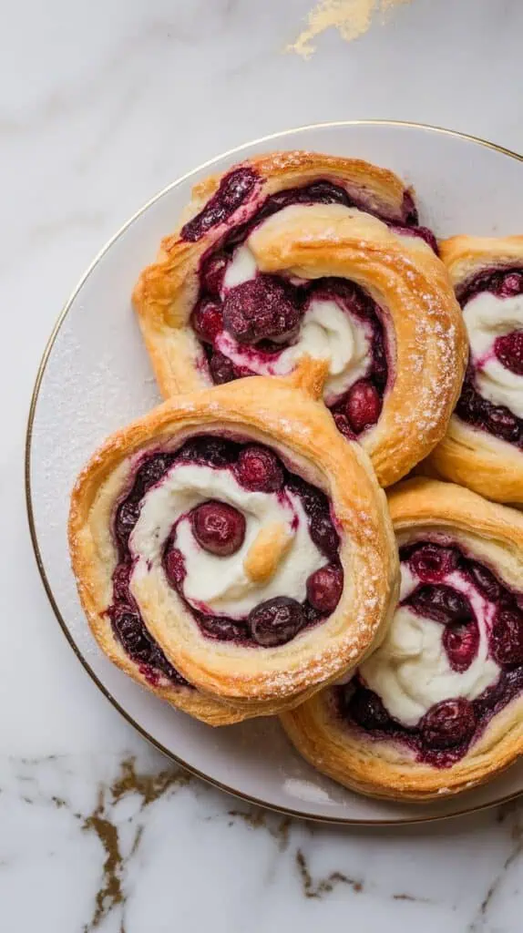 Mulberry Cream Cheese Danish