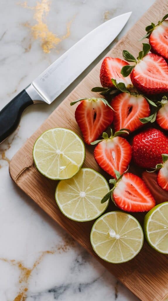 Rosé Strawberry Lime Sangria