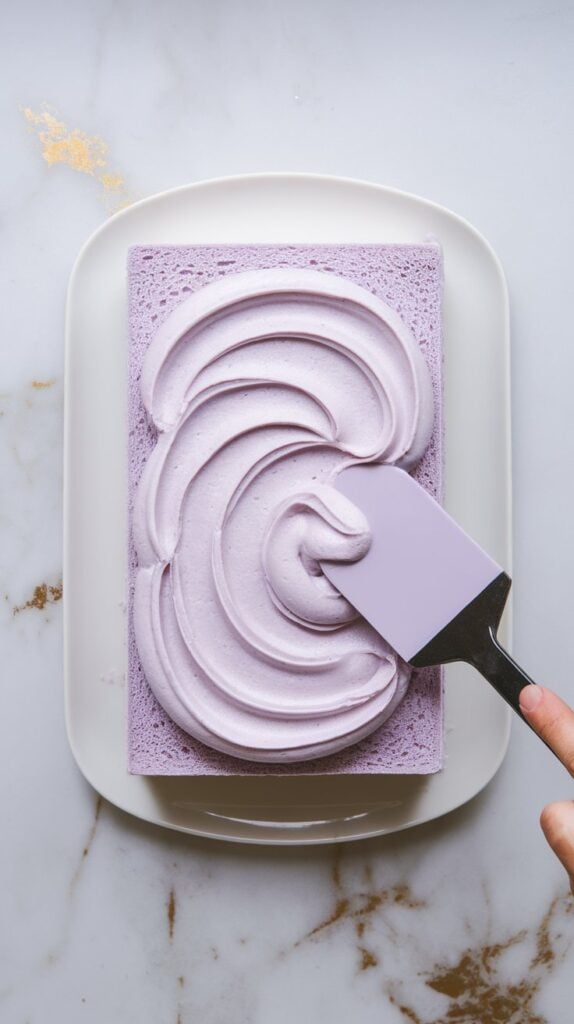 Ube Swiss Roll Cake