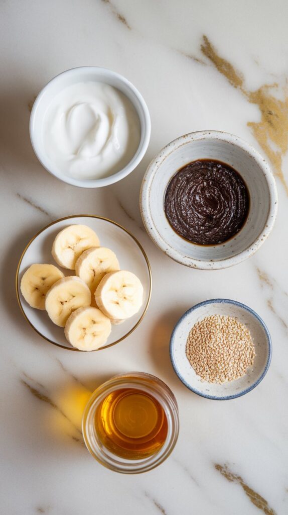 Black Sesame Yogurt Bowl