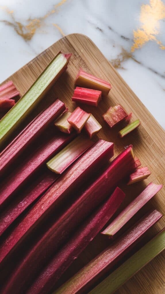 Honey Roasted Rhubarb with Yogurt