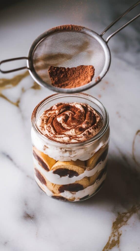 Cottage Cheese Tiramisu Cups