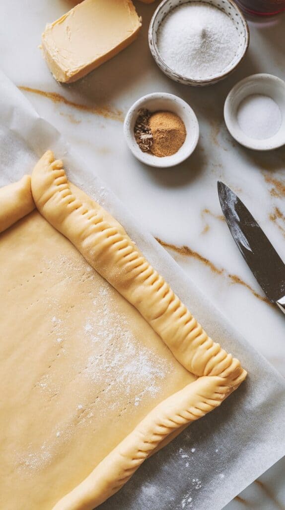 Rhubarb Almond Tart with Cardamom