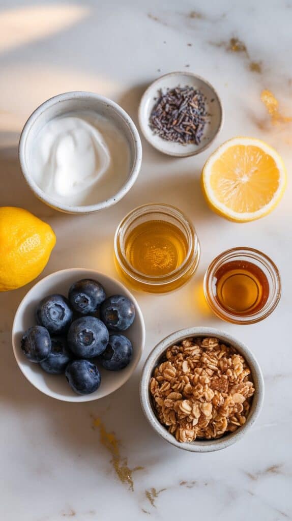 Lavender Lemon Yogurt Bowl