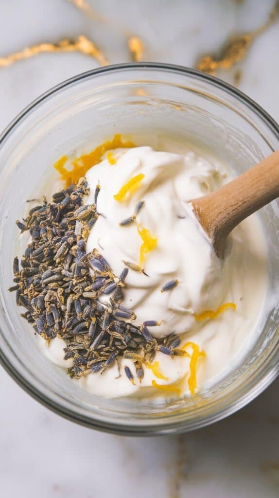Lavender Lemon Yogurt Bowl