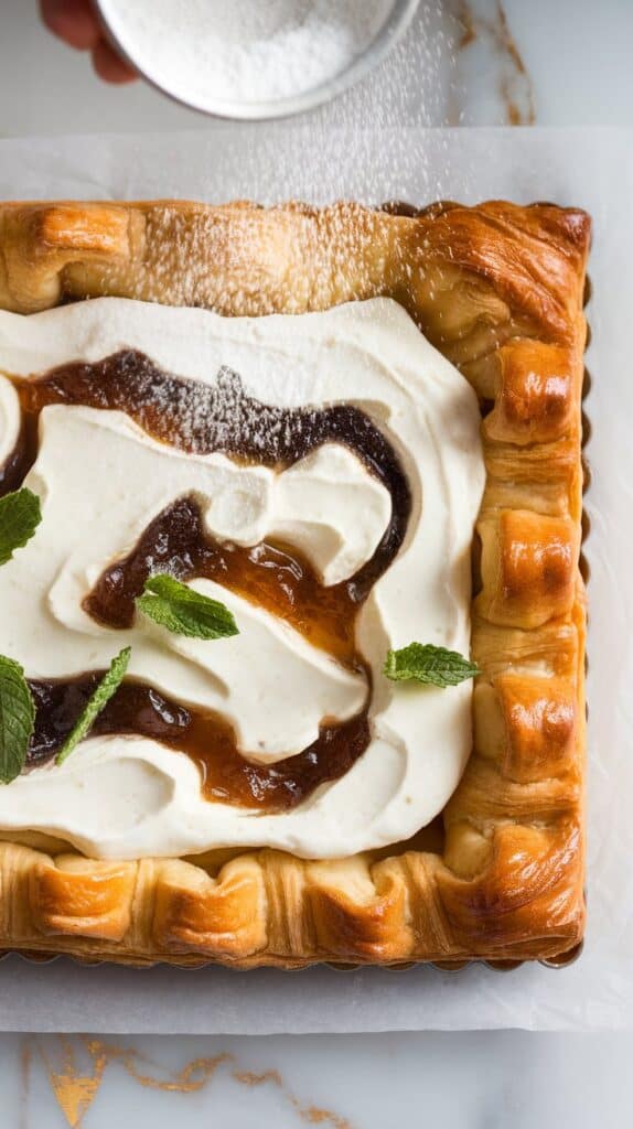 Cottage Cheese Fig Jam Tart