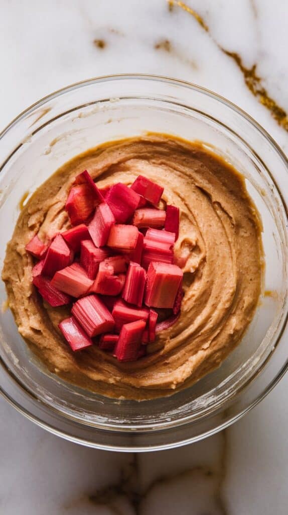 Rhubarb and Rosewater Cupcakes