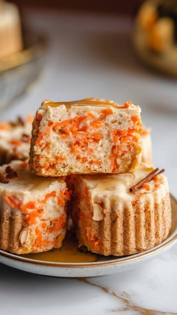 Cottage Cheese Carrot Cake Bites