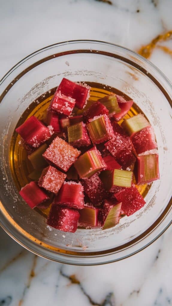 Rhubarb and Rosewater Cupcakes