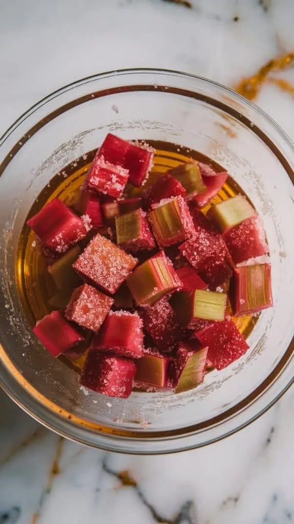 Rhubarb and Rosewater Cupcakes