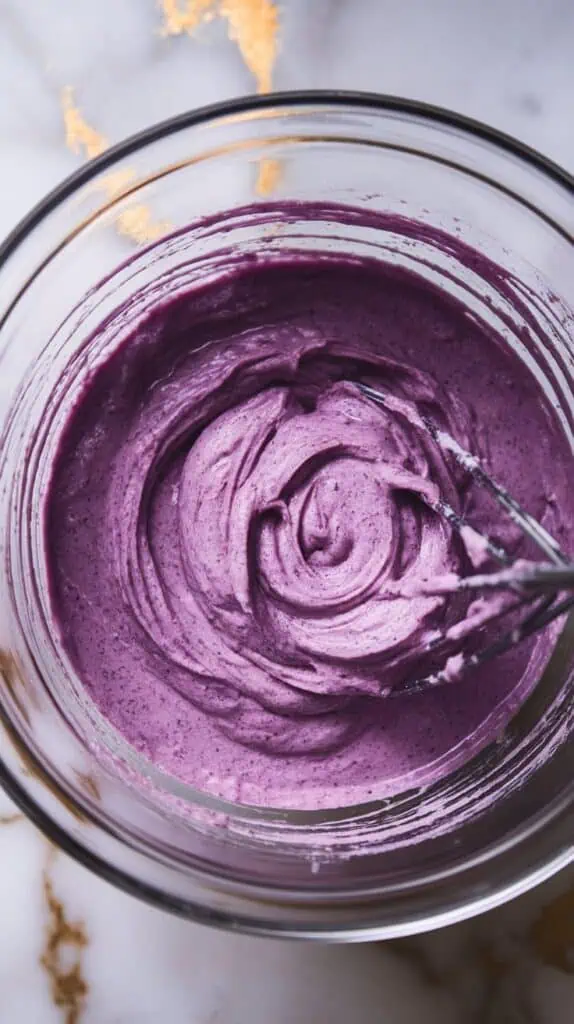 Ube Leche Flan Layer Cake