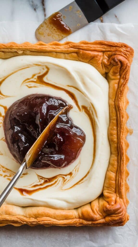 Cottage Cheese Fig Jam Tart