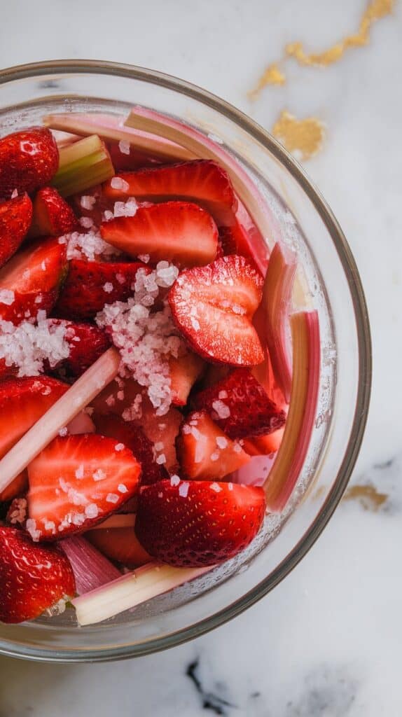 Strawberry Rhubarb Shortcake