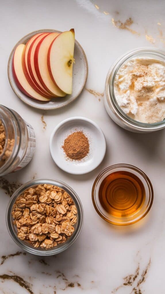 Cottage Cheese Cinnamon Apple Nachos