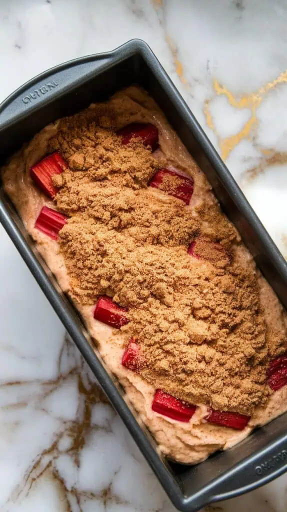 Cinnamon Swirl Rhubarb Bread