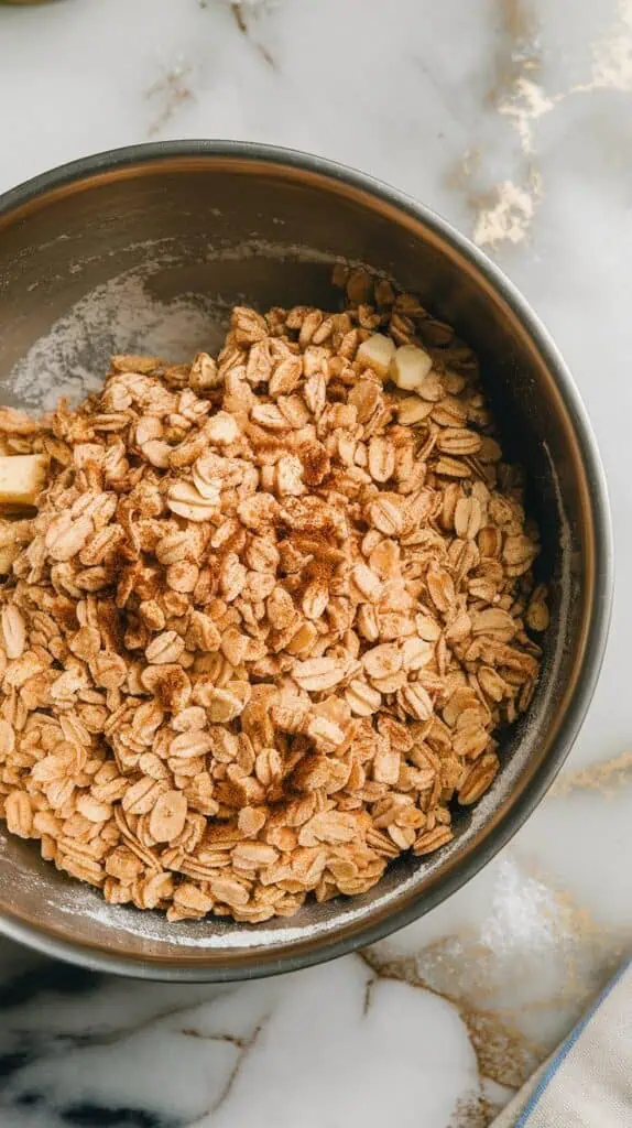 Rhubarb Apple Crisp