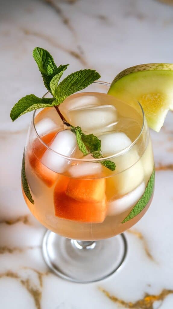 Melon Mint White Sangria