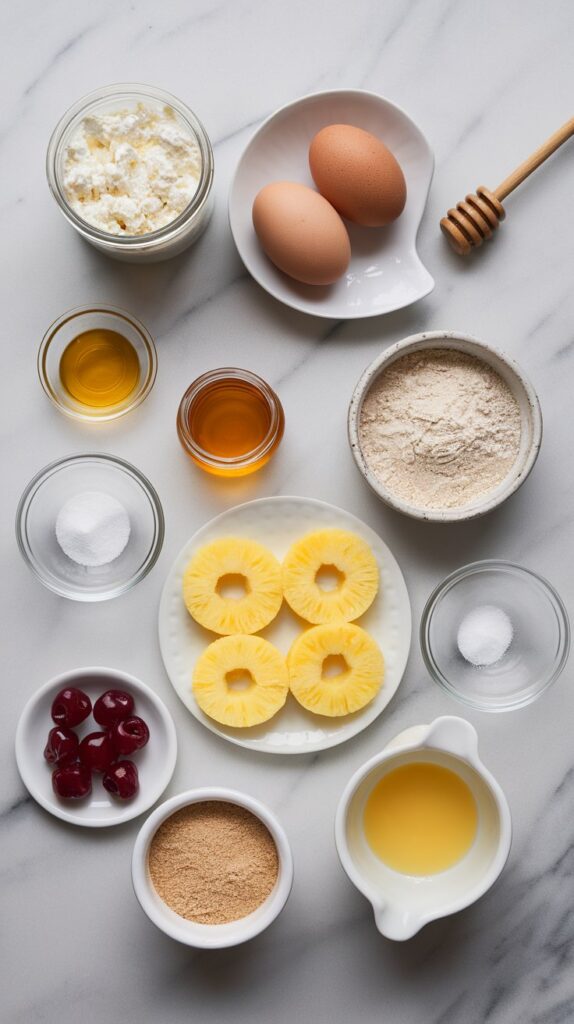 Cottage Cheese Pineapple Upside-Down Cups