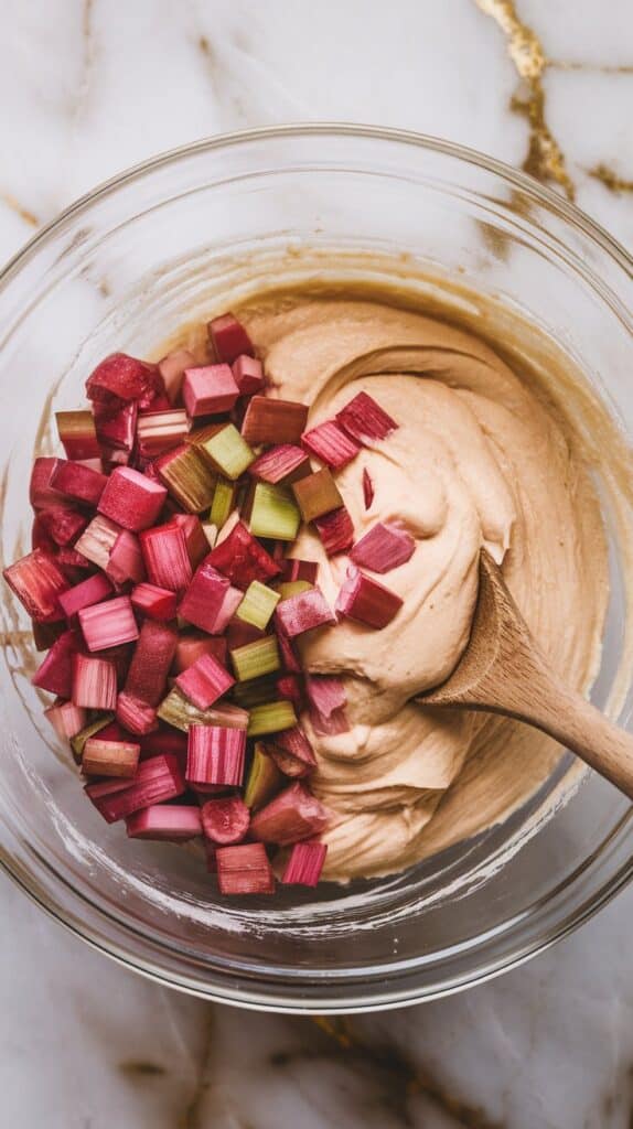 Cinnamon Swirl Rhubarb Bread