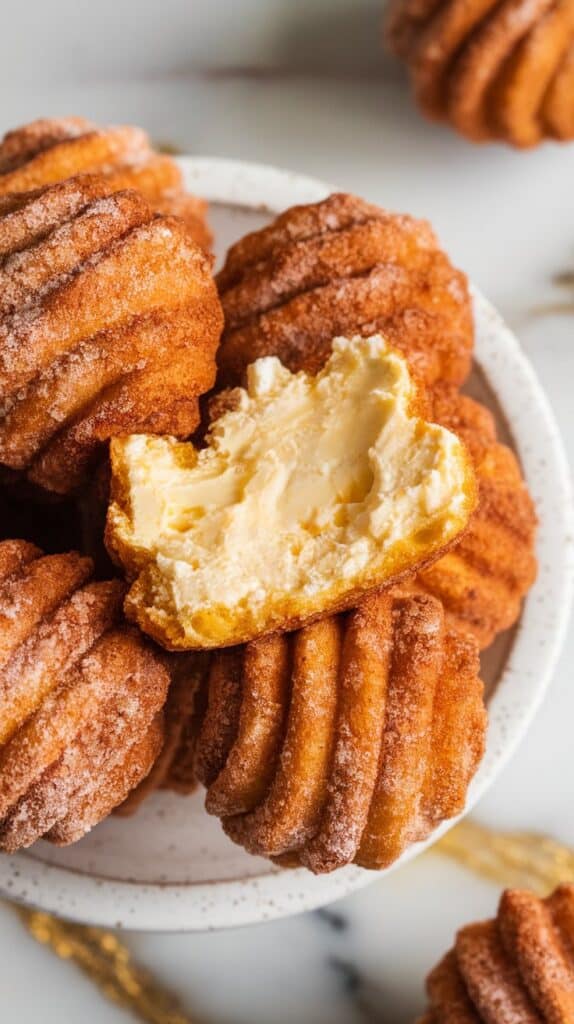 Cottage Cheese Churro Bites